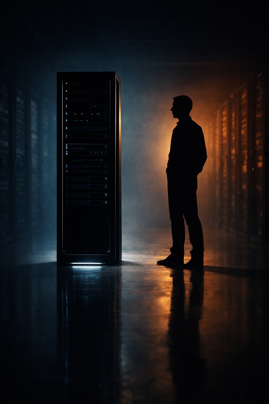 IT professional managing network infrastructure